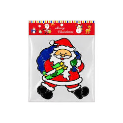 Xmas Magic Glass Autocolante pentru Geam 18cm Moș Crăciun cu Sac Albastru Xmas Magic Glass Autocolante pentru Geam 18cm Moș Crăciun cu Sac Albastru