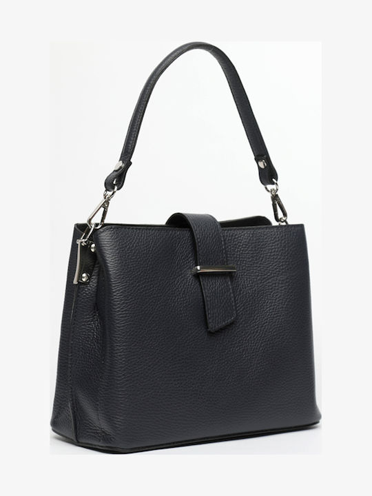 Leather Women's Flap Bag Black