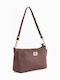 Brown Chocolate Leather Women's Shoulder Bag