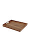 Koopman Holzserviertablett 40x30x4.5cm