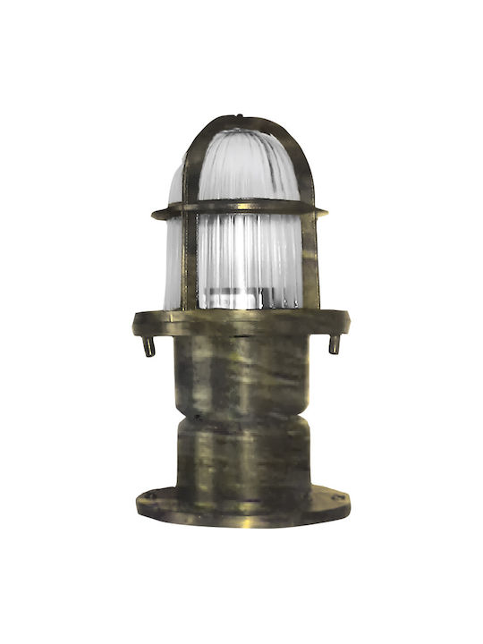 Heronia Slp-500e Outdoor Small Post Light 10W IP54 for E27 Bulb Holder Bronze