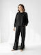 Black Tracksuit Set