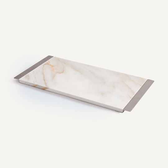 Am.Pm White Marble Chopping Board 20x43cm