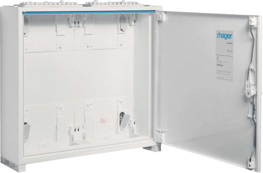 Hager Univers Wall-Mounted Waterproof Electrical Distribution Board W500xH550xD160mm