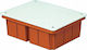 PAWBOL Recessed Electrical Junction Box IP30 in Orange Color