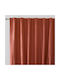 La Redoute Interieurs Vorhang mit Schlaufen Thermovorhang aus Leinen und Baumwolle 135x300 cm