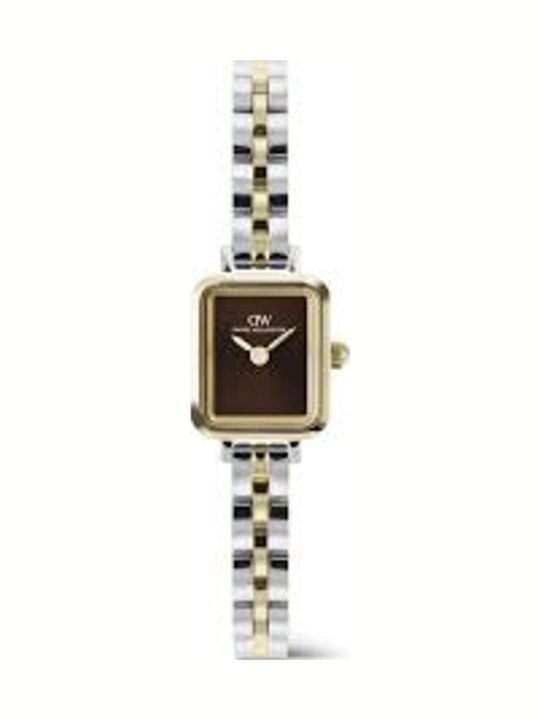 Quadro Women's Watch 18mm Battery-Powered with Metal Bracelet