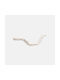 La Redoute Interieurs Beige Metal Wall Hanger With 8 Hooks 96x25x9.5cm