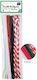 Interdruk Pipe Cleaner Xmas Assorted 30cm 32 Pieces
