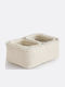 La Redoute Interieurs Set Dekorative Stoffkörbe Ecru 21x31x11 cm 3 Stück