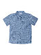 Kids Short-Sleeved Shirt Light Blue