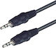 Cablu Audio cu Mufe Stereo de 3,5 mm, 1,5 m