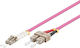 BC Fiber LC-SC Fiber Optic Cable 2m Pink