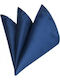 Men's Blue Silk Pocket Square