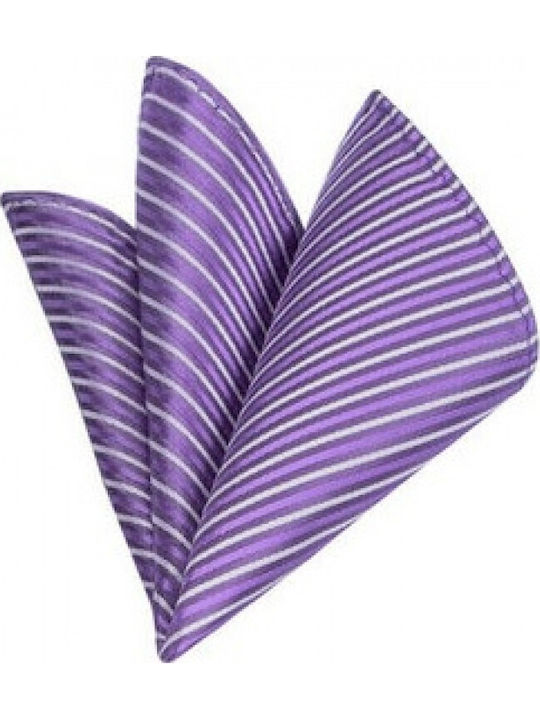 Men’s Silk Pocket Square Purple