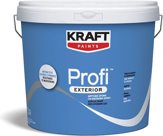 Kraft Profi Acrylic Ecological Water-Based Paint for Exterior Use 2.85lt