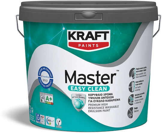 Kraft Master Plastic Acrylic Eco-Friendly Water-Based Paint for Interior Use 930ml
