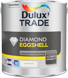 Dulux Trade Kunststoff-Acryl-Wasserfarbe für den Innenbereich Basis Medium 2,5 l