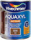 Vivechrom Aquaxyl Water-Based Polyurethane Wood Preservative Oak Matte 750ml 75gr