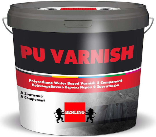 Berling Colorless Satin Water-Based 2-Component Polyurethane Impregnation Varnish 900ml 140gr