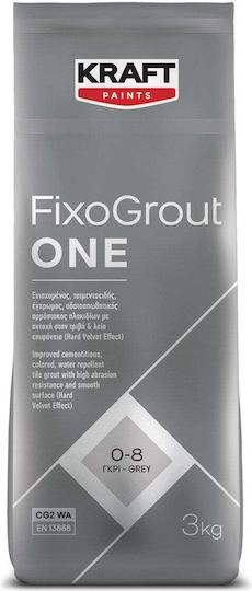 Kraft Water-Resistant Water-Based Flexible Tile Joint Filler Dark Gray 960ml 3kg