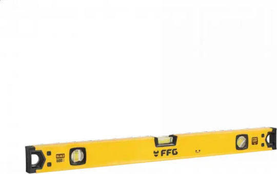 FFG 11208 Magnetische Aluminium-Wasserwaage 100 cm mit 3 Libellen