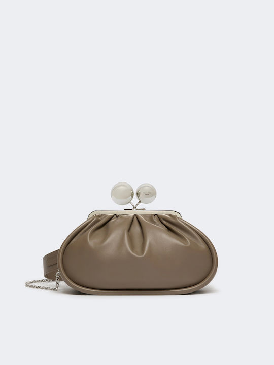 Leather Women's Clutch Mud