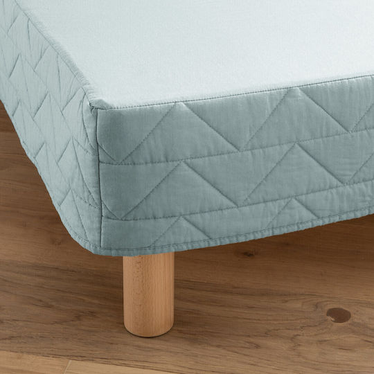 La Redoute Interieurs Κάλυμμα Βάσης Κρεβατιού Πράσινο 90x190cm