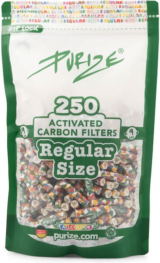 Purize Regular Aktivkohle 250 Filter-Tipps 250 Stück