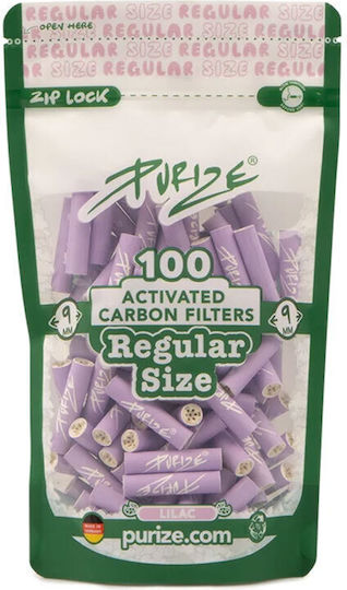 Purize Regular Aktivkohle 100 Filter-Tipps 100 Stück