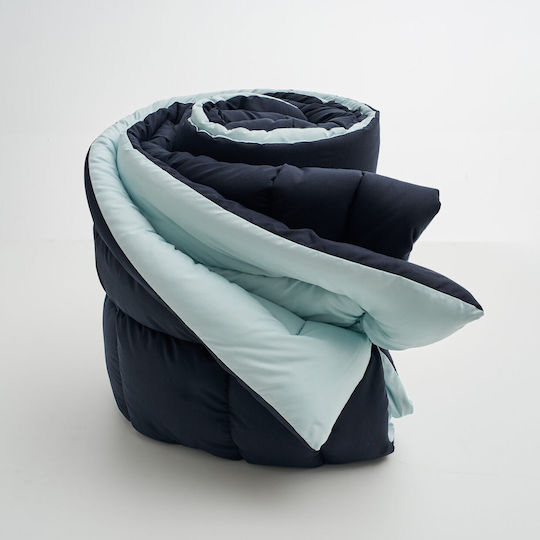 Vesta Home Κουβερλί Υπέρδιπλο Microfiber Γαλάζιο 220x230cm