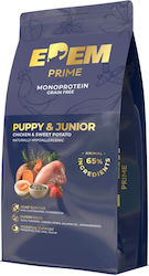 Edem Prime 2kg Grain-Free Dry Food for Puppies with Chicken, Duck, Potatoes, Liver and Apple