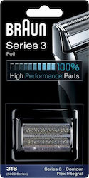 Braun Series 3 Ersatzscherkopf Schwarz 31s 4210201072928