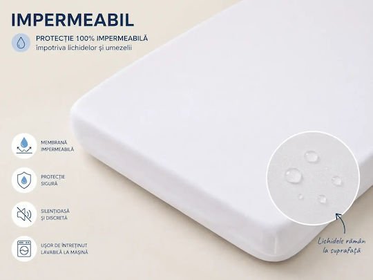 Danpol Επίστρωμα White 120x60εκ.