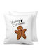 Tstudio Διακοσμητικό Μαξιλάρι Mr Gingerbread — Μαξιλάρι Καναπέ 40x40cm Περιέχεται Το Γέμισμα