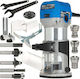 Geko Upper Spindle Router 710W Κάθετη Φρέζα 710W με Ρύθμιση Ταχύτητας και με Σύστημα Αναρρόφησης