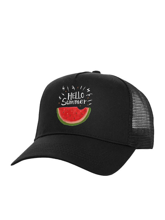 Καπέλο Trucker Μαύρο Summer Watermelon One Size
