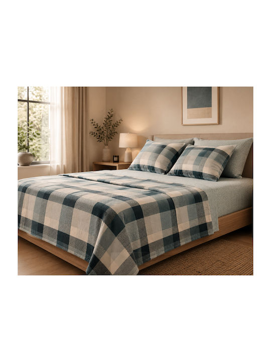 Kipper Martin Single Bed Sheet Set 170x260cm Bl...