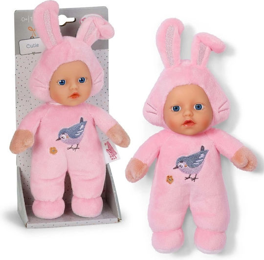 MGA Entertainment Baby Born Baby-Puppe Süßer Liebling Mit Rosa Strampler Mit Vögelchen 18 cm