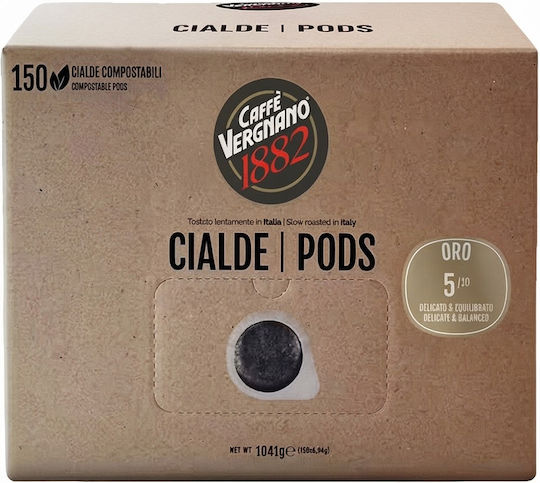 Caffe Vergnano 1882 Capsule Espresso Compatibile cu Mașini E.S.E. Pod 150 bucăți