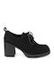 Black Heels with Chunky High Heel WS-DSY231-27HH-BLACK