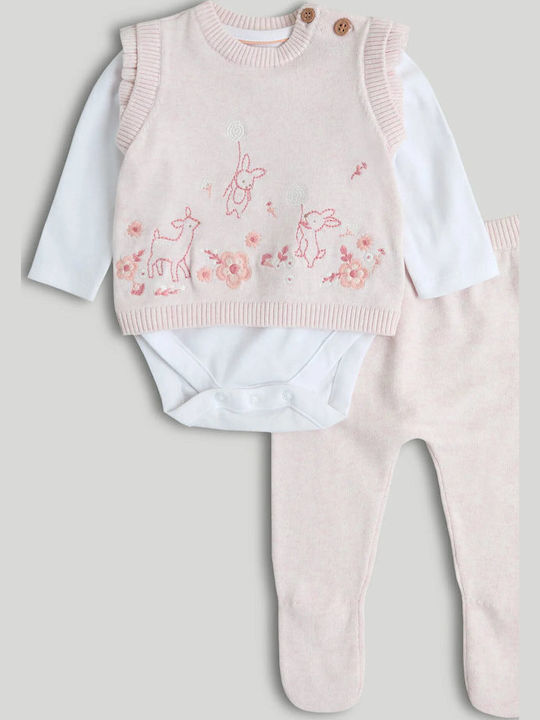 Set pentru copii cu colanți 3 bucăți multicolor
