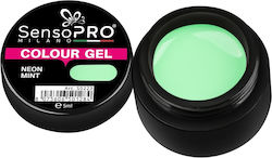 SensoPro Farbgel für Nägel UV Neon Mint 5 ml