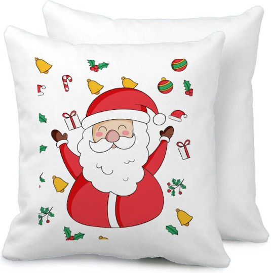 Tstudio Διακοσμητικό Μαξιλάρι Santa Claus Gifts — Μαξιλάρι Καναπέ 40x40cm Περιέχεται Το Γέμισμα