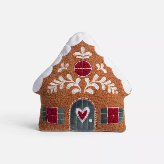 Nef-Nef Homeware Candy Christmas Decorative Pillow in Candy Shape Brown