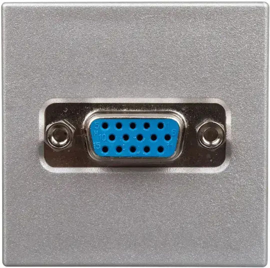 Simon Connect Socket K45 Video Vga D-sub15 Anodized Aluminium K100b/8