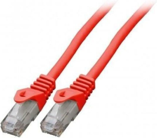 Mercodan U/UTP Cat.6 (Gigabit) Ethernet Network Cable 3m Red