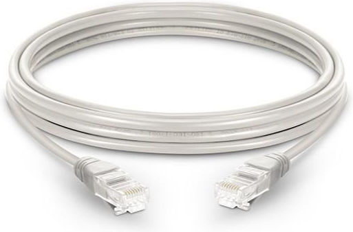 Mercodan U/UTP Cat.6 (Gigabit) Ethernet Network Cable 0.5m White