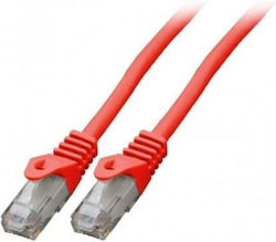 Mercodan U/UTP Cat.6 (Gigabit) Ethernet Network Cable 0.25m Red