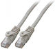 Mercodan U/UTP Cat.6 (Gigabit) Ethernet Network Cable 0.5m Grey